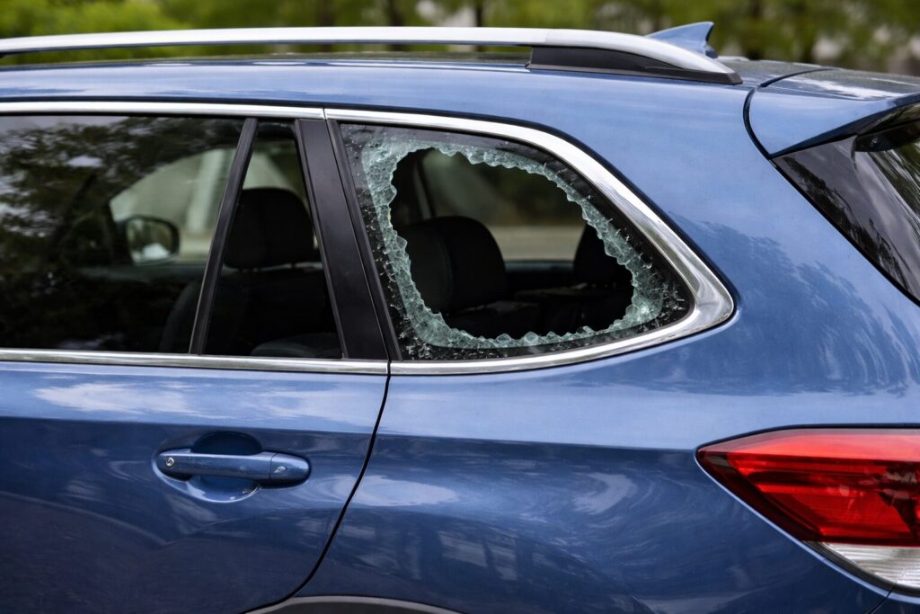 Quarter Glass Broken